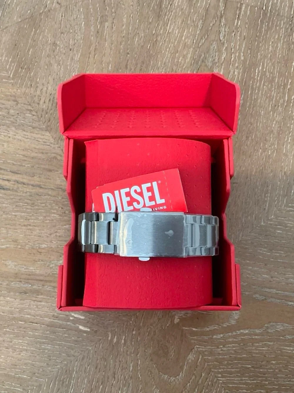 Diesel Griffed Chronograph Gunmetal-Tone Stainless Steel Watch
